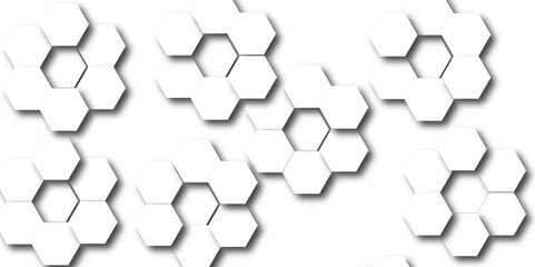 Abstract white background with hexagons. Abstract hexagon polygonal pattern background vector. seamless bright white Pattern with hexagons illustration of a honeycomb. Futuristic surface .