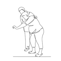 Obraz premium labor pains in a woman