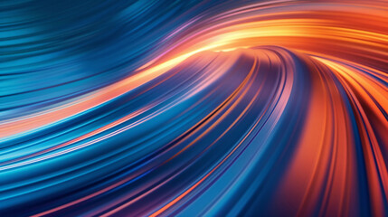 Speed line motion curve background, abstract KV main visual business PPT concept illustration