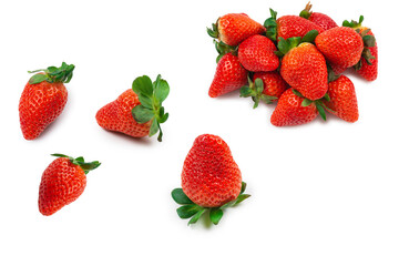 Strawberry. Fresh berries macro.