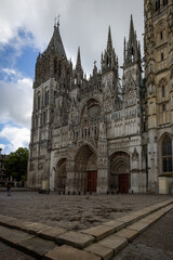 Exterior of the Cathédrale Notre-Dame de Rouen (Rouen, France)