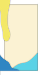 Blue and yellow tone layer vector Illustration abstract background