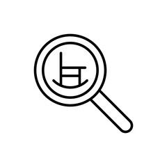 Find nursing outline icons, minimalist vector illustration ,simple transparent graphic element .Isolated on white background