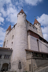 Schloss Thun castle is landmark of the city Thun Switzerland 