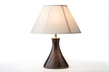 Obraz premium Stylish modern table lamp isolated on white