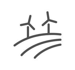Eco related icon outline and linear vector.
