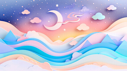 Illustrations of characters in Chinese style ancient scrolls, illustrations of scenes with ancient and modern classical elements in the long history