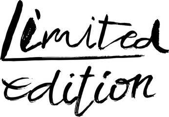 Limited Edition Modern Lettering Design.