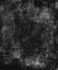 Dark scratched grunge background, old horror distressed texture