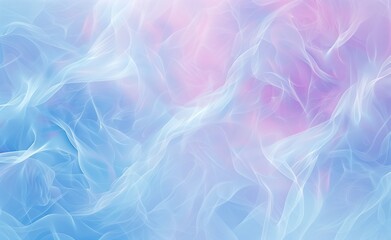 Fototapeta premium abstract blue white ethereal background with flowing shapes soft gradients