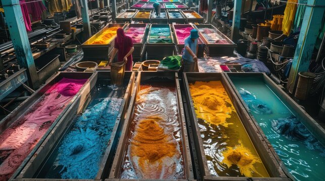 Silk color dyeing machine