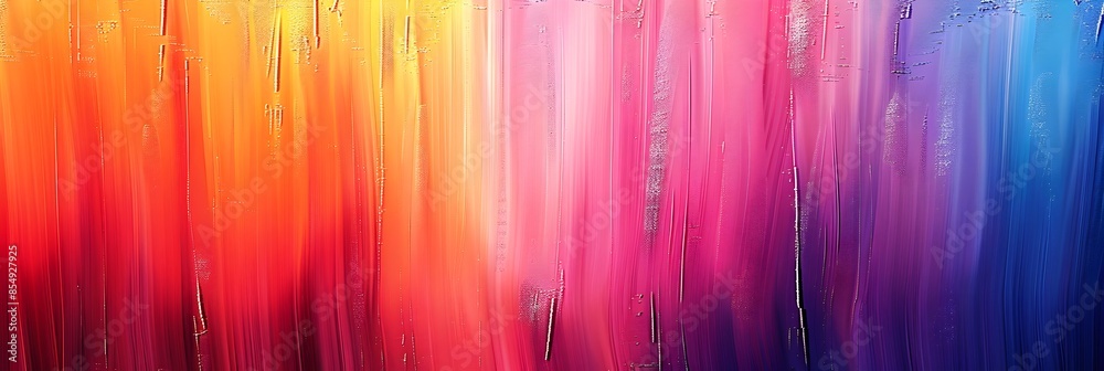 Poster vibrant chromatic spectrum a captivating digital art of color and movement