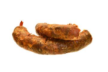 sausage isolated on white background