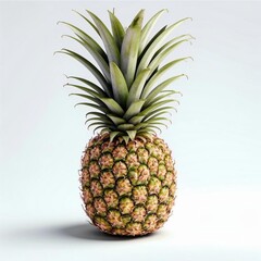 Fototapeta premium pineapple on a white background