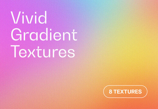 Colorful Gradient Backgrounds Mockup