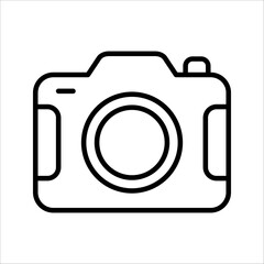 Camera icon vector illustration, photo camera sign and symbol, photography icon.