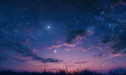 the vast sky and beautiful atmosphere