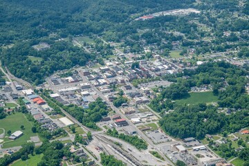 Obraz premium downtown middlesboro, kentucky
