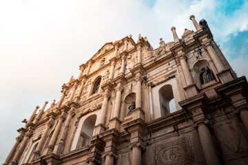 Walls of St Paul Church, Macao

