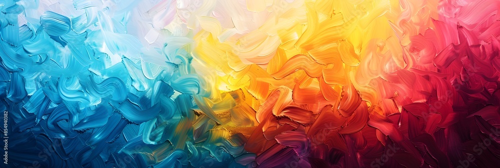 Aufkleber vibrant spectrum inviting the senses to an immersive colorful journey of imagination and