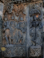 Chennakeshava Temple, also called Keshava or Vijayanarayana Temple in Belur, is a 12th century Hindu temple. Karnataka, India.