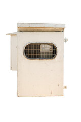 electrical power switch isolated on white