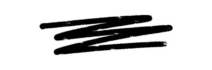 Black charcoal pencil scribble. Childish drawing. Doodles and curved line, straight thin stroke. pencil sketchy line. Grungy smear and rough crayon stroke.