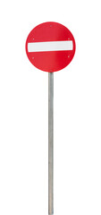 stop sign. road traffic sign isolated on white