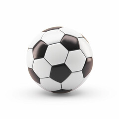 soccer ball isolated on white