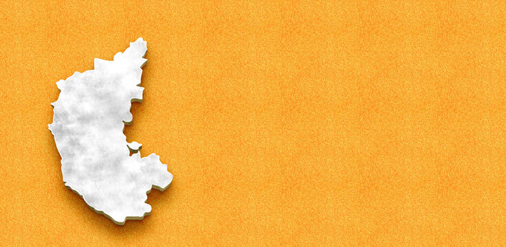 Karnataka 3d map