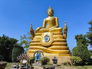 Golden Buddha statue at Big Buddha, Phuket, Thailand