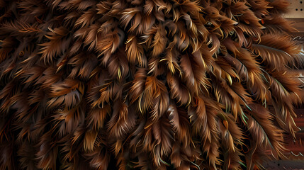 Brown Fluffy texture Background
