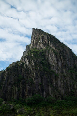 rock in the volcano mountains