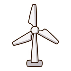 wind turbine, windmill icon.