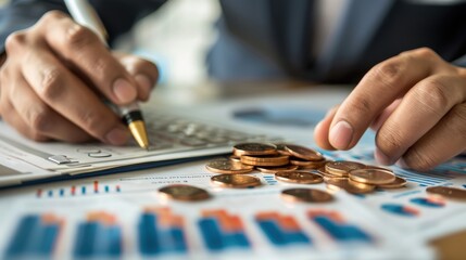 Fototapeta premium Financial Concept