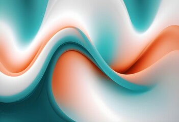 Abstract 3d gradient background, artistic blur fluid gradient wallpaper