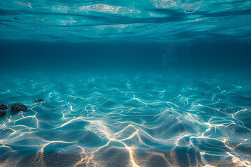  crystal-clear ocean water with beautiful sand visible on the bottom