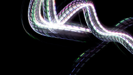Digital Wallpaper Gaming Streaming Background Futuristic Abstract Neon Overlay Effect