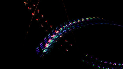 Digital Wallpaper Gaming Streaming Background Futuristic Abstract Neon Overlay Effect