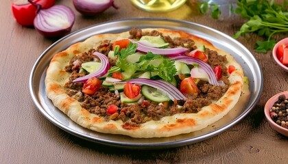 Lahmacun Turkish Food