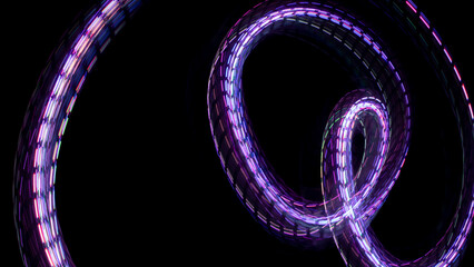 Digital Wallpaper Gaming Streaming Background Futuristic Abstract Neon Overlay Effect