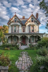 Modern House, Simple House, House Construction.