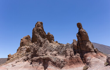 Roques de García  auf Teneriffa, Spanien.