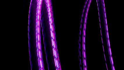 Digital Wallpaper Gaming Streaming Background Futuristic Abstract Neon Overlay Effect