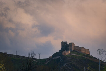 Rainy day in Burgo de Osma. Spain. Castilla y León.