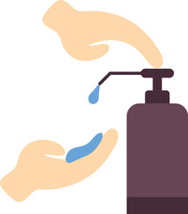 Hand Get Soap From Bottle