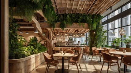 biophilic design cafe