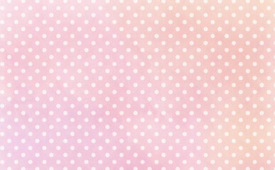 手書き風のピンクのドット背景