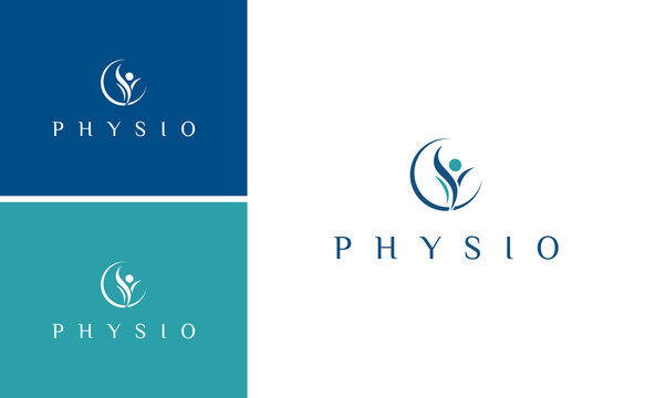 Physiotherapy, Physical Therapy, Kinesiologic logo design for muscle bone rehabilitation