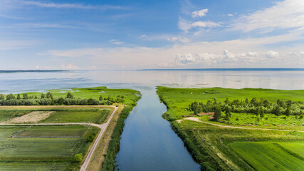 Obraz premium Ujście Wisły Królewieckiej